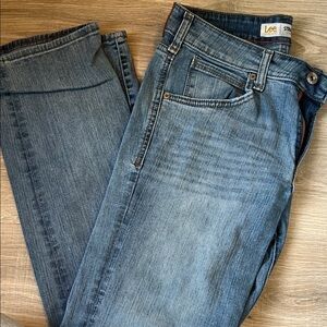 Lee Denim Blue Straight Jeans